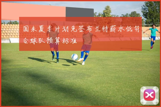 国米夏季计划免签布兰特薪水低符合球队预算标准